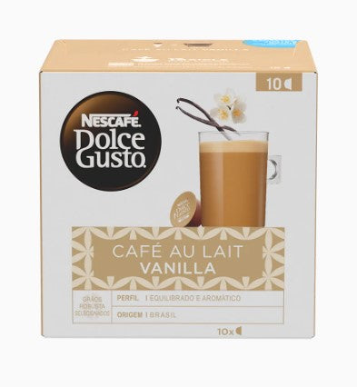 Café Em Cápsula Nescafe Dolce gusto Cafe Au Lait Baunilha 10 Cápsulas