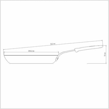 Frigideira Tramontina Profissional em Ferro 30 cm 2,5 L