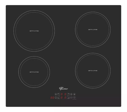 Cooktop Fischer 4 Bocas por Indução Mesa Vitroceramica Touch 220v