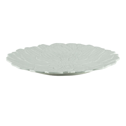 Prato Raso de Porcelana Daisy Branco 27cm Wolff