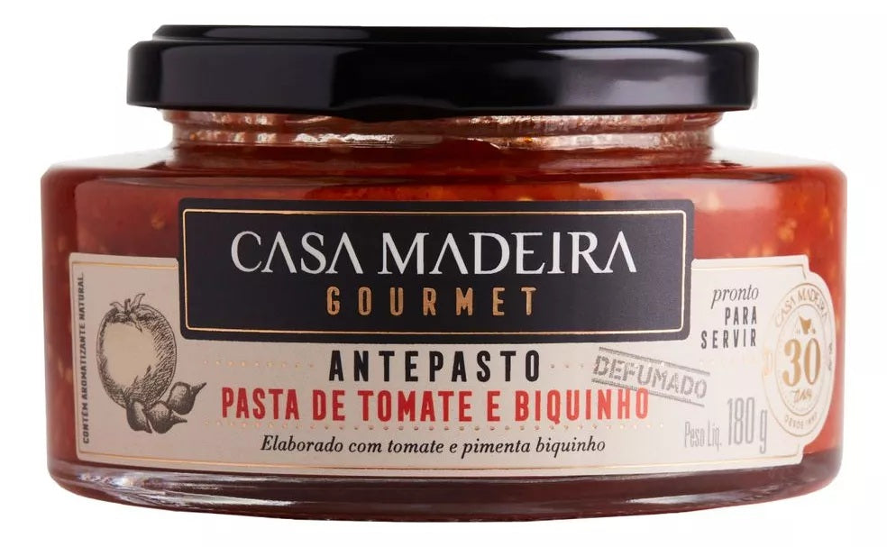 Antepasto de Tomate e Biquinho Casa Madeira 180g