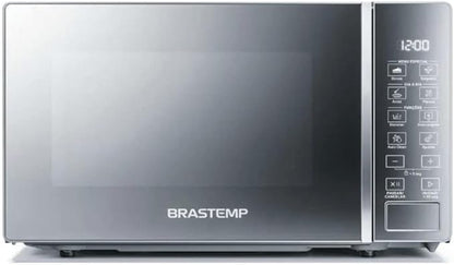 Forno Micro-ondas Brastemp 20 Litros Inox Espelhado Funções Pré Preparo