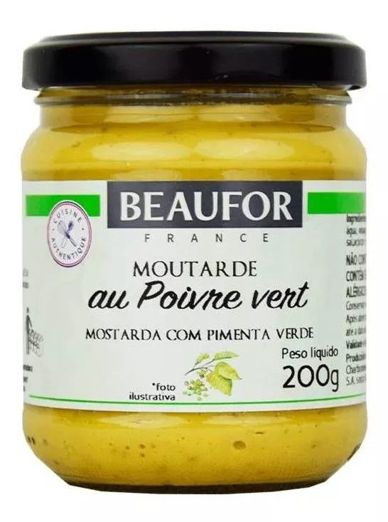 Mostarda Francesa Beaufor Poivre Vert 200g