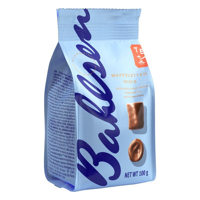 Biscoito Alemão Bahlsen Waffeletten Minis Milk 100g