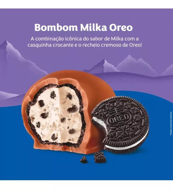 Bombom Milka Oreo 196g 30 Unidades