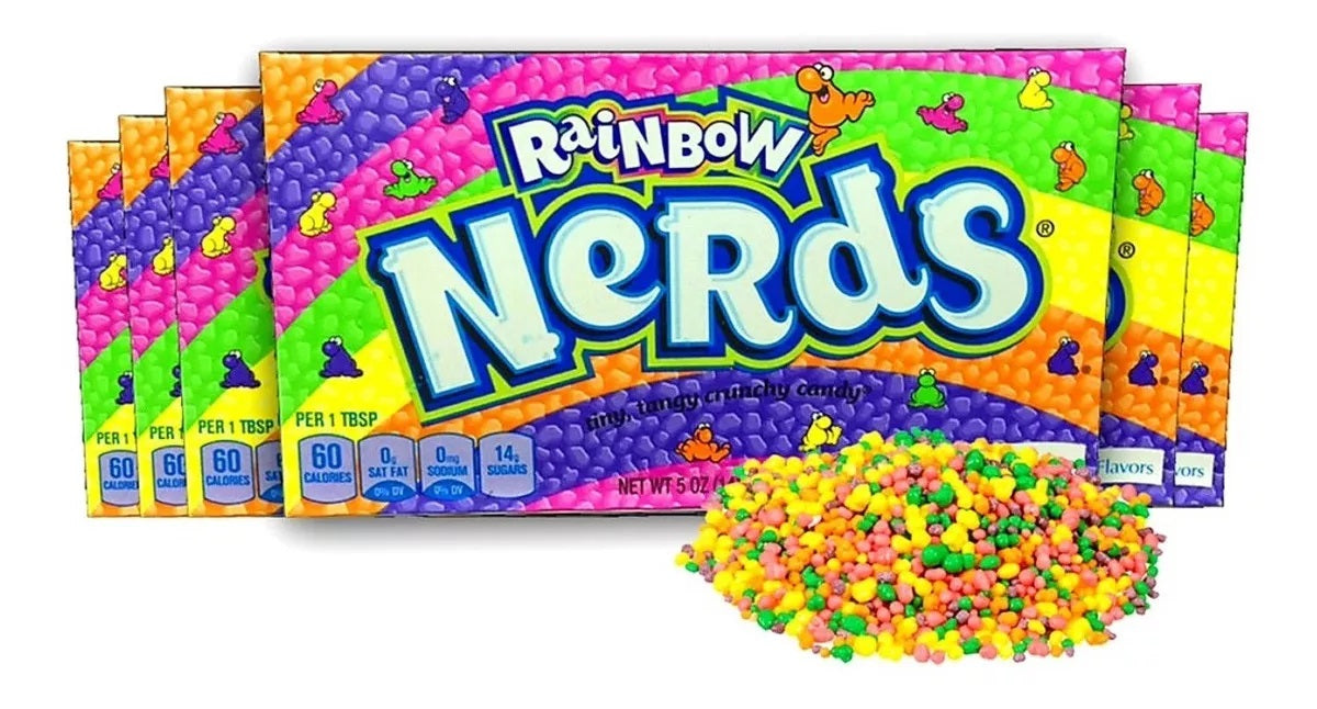 Bala Nerds Confeitos Rainbow 141g