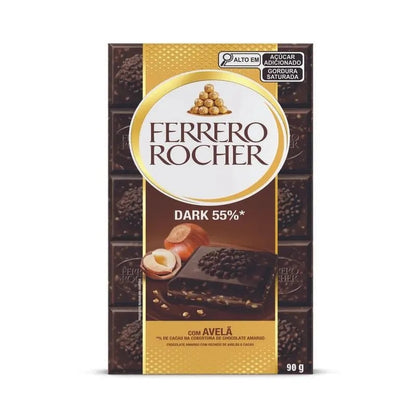 Barra de Chocolate Amargo Ferrero Rocher 90g