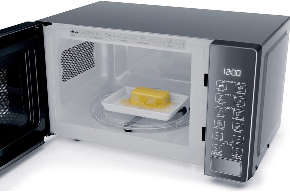 Forno Micro-ondas Brastemp 20 Litros Inox Espelhado Funções Pré Preparo