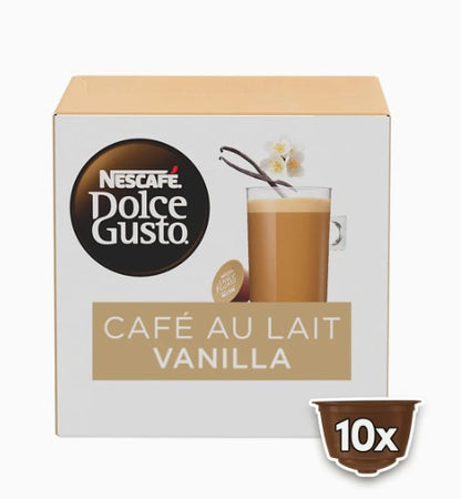 Café Em Cápsula Nescafe Dolce gusto Cafe Au Lait Baunilha 10 Cápsulas