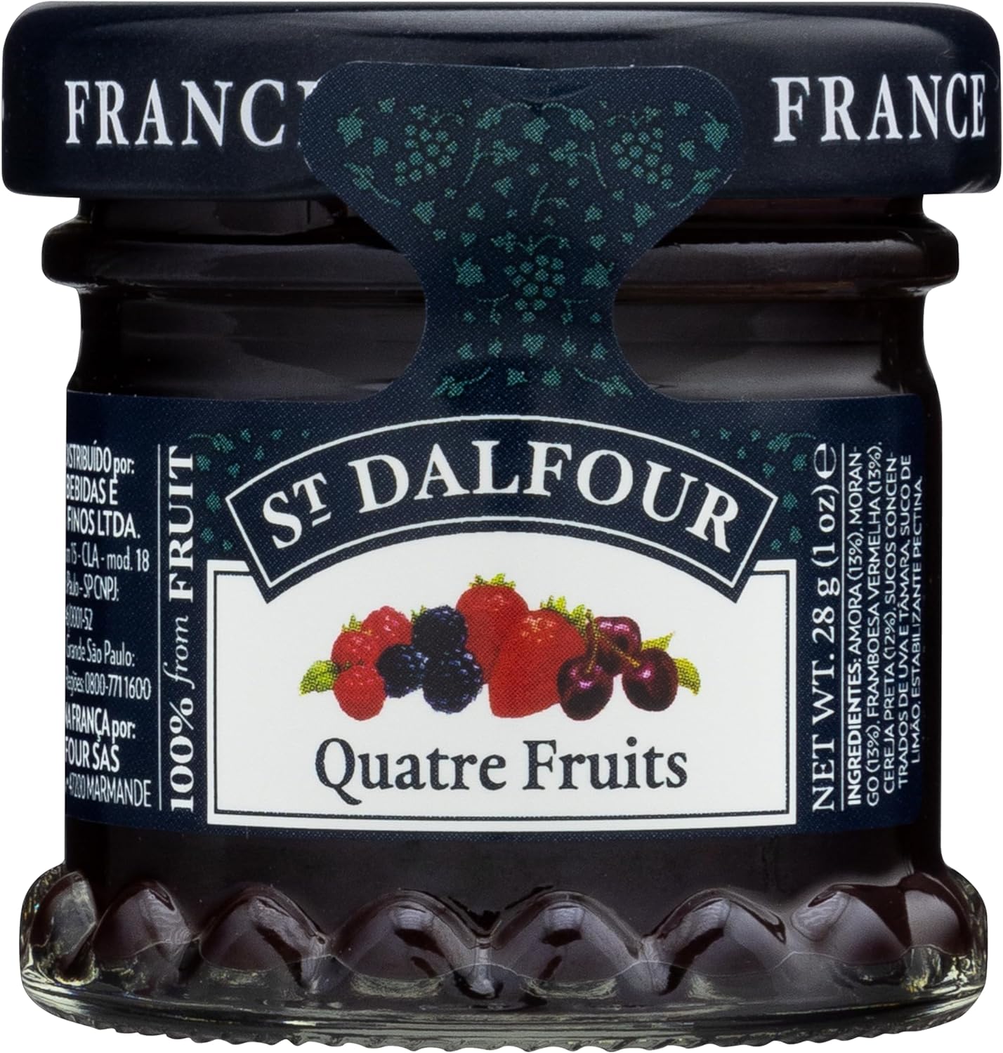 Mini Geleia Francesa St. Dalfour Quatro Frutas  28g