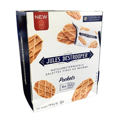 Biscoito Galettes Fines Au Beurre Pockets JULES DESTROOPER 144g