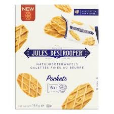 Biscoito Galettes Fines Au Beurre Pockets JULES DESTROOPER 144g