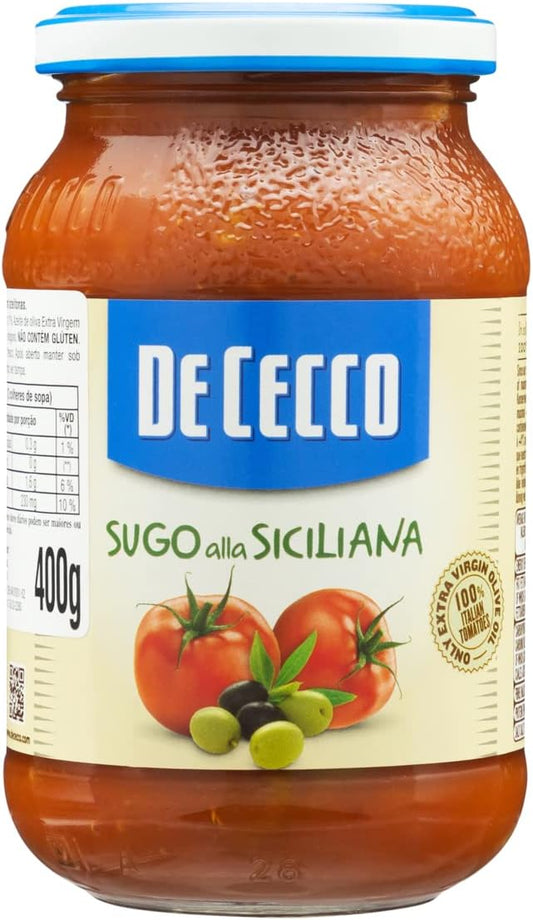 Molho Italiano De Cecco Alla Siciliana 400g