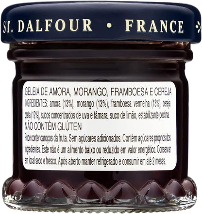 Mini Geleia Francesa St. Dalfour Quatro Frutas  28g