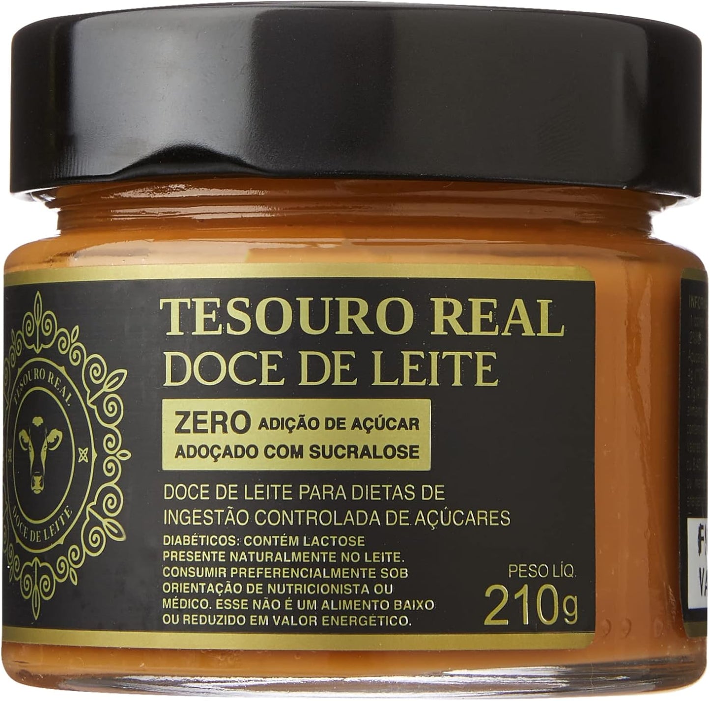 Doce de Leite Tesouro Real Zero 210g