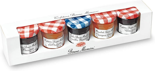 Geleia Bonne Maman Kit Presente 5 Sabores 50G Cada