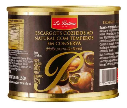 Escargot Frances La Pastina COM Concha 24 uni 125 gr