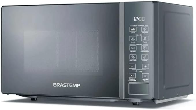 Forno Micro-ondas Brastemp 20 Litros Inox Espelhado Funções Pré Preparo