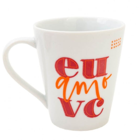 Caneca Conica  Uatt Eu e Voce Amor