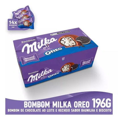 Bombom Milka Oreo 196g 30 Unidades