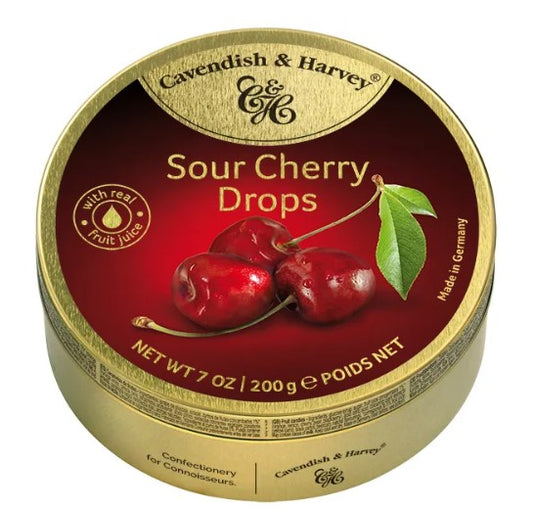 Bala Alemã Cavendish e Harvey Sour Cherry 200g