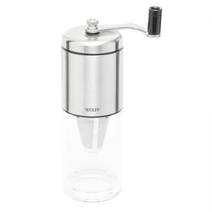 Moedor de Café Wolff de Aço Inox Manual com Filtro