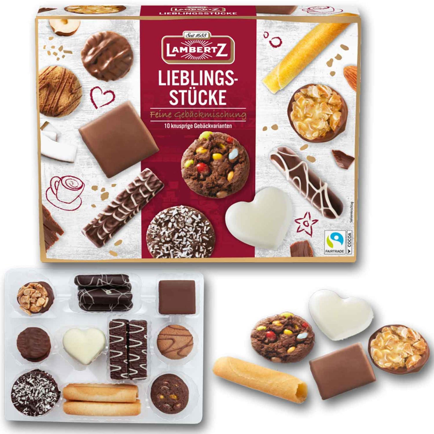 Biscoitos Alemão Lambertz  Lieblingsstücke 250g