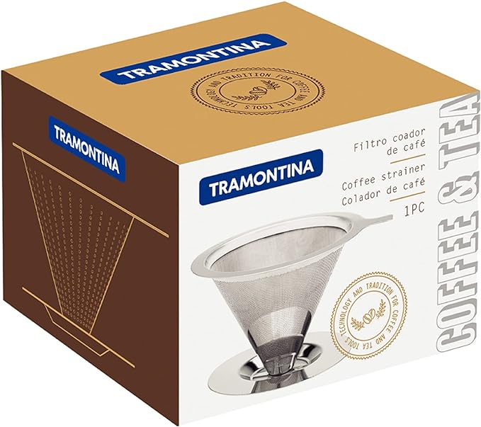 Coador Filtro de Café Tramontina em Aço Inox