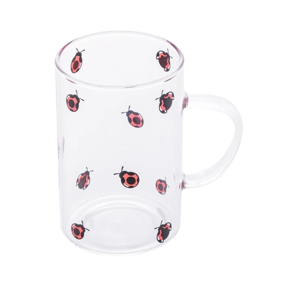 Caneca de Vidro Lyor Ladybug 280ml