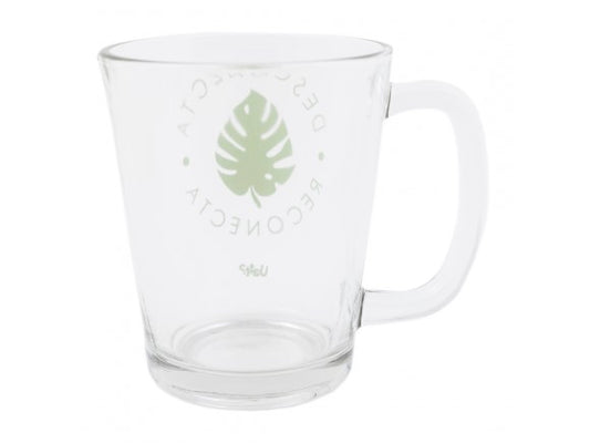 Caneca de Vidro Basic Uatt Desconecte-se